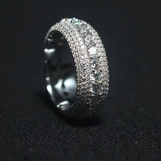 925 Silver Moissanite Ring (FRAF)