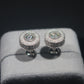925 Silver Moissanite Iced Out Ear Stud Earring Piercing (EPAC)